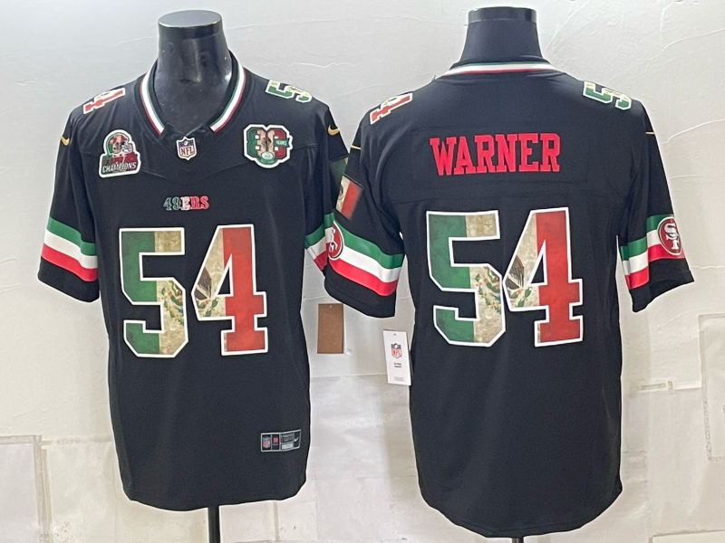 Men 2026 Nike San Francisco 49ers #54 Warner black NFL Jersey 091503->san francisco 49ers->NFL Jersey